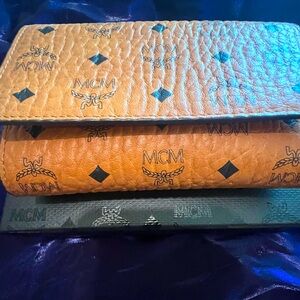 MCM Visetos Wallet New in Box